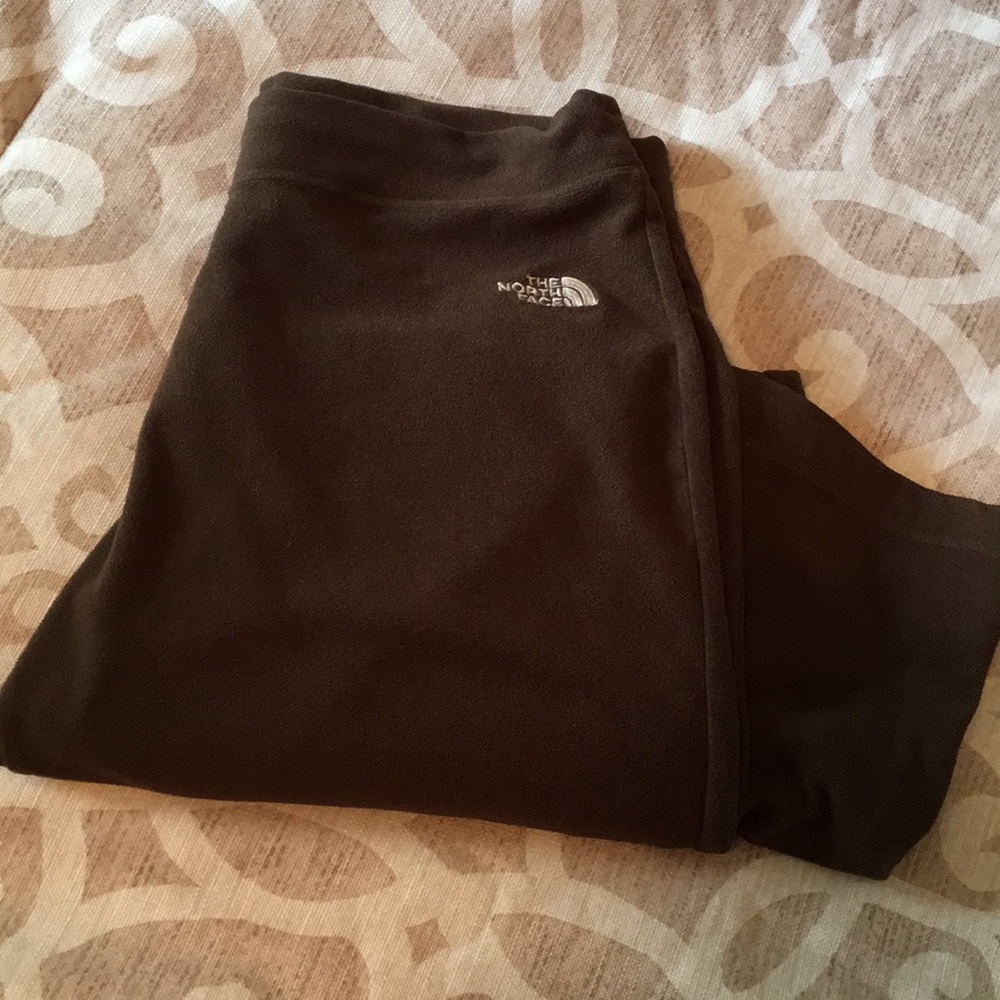 Brown North Face Fleece Pants